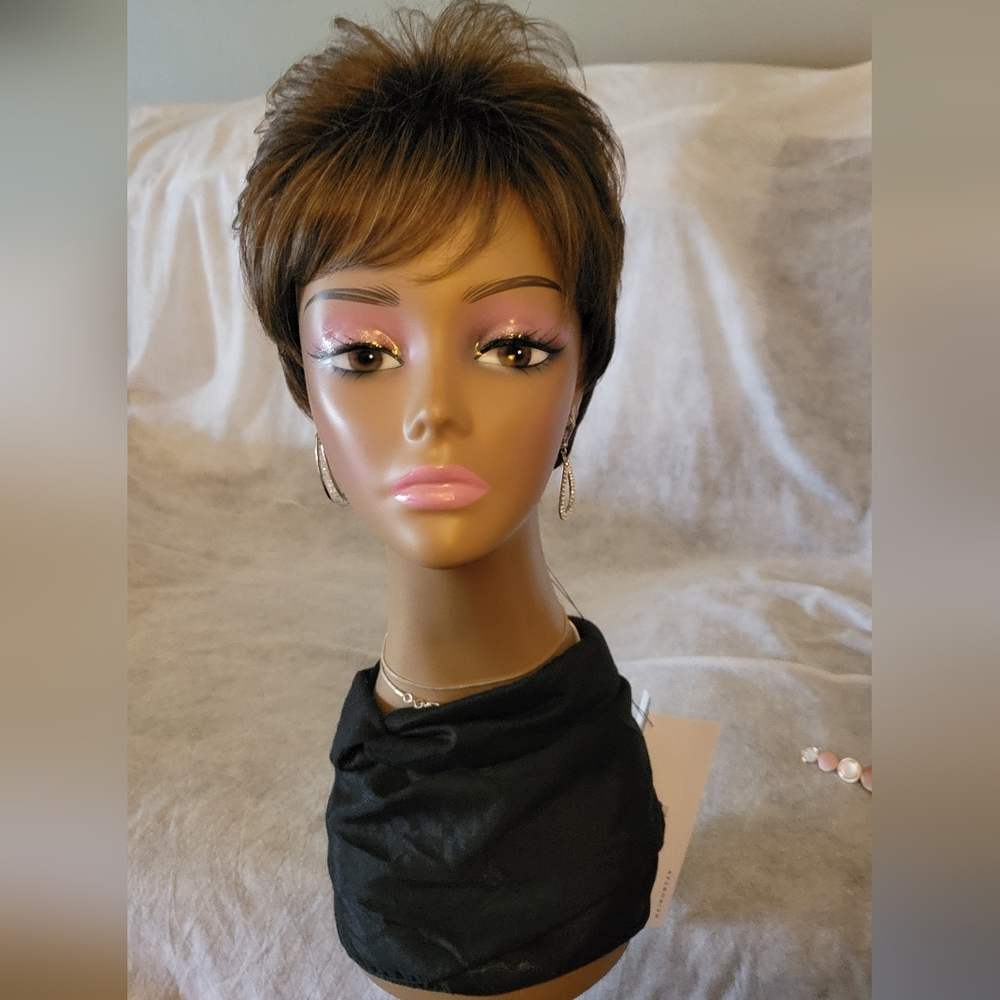 Out The Door By Gabor Wigs In The Color SS I-c-e-d M-o-c-h-a